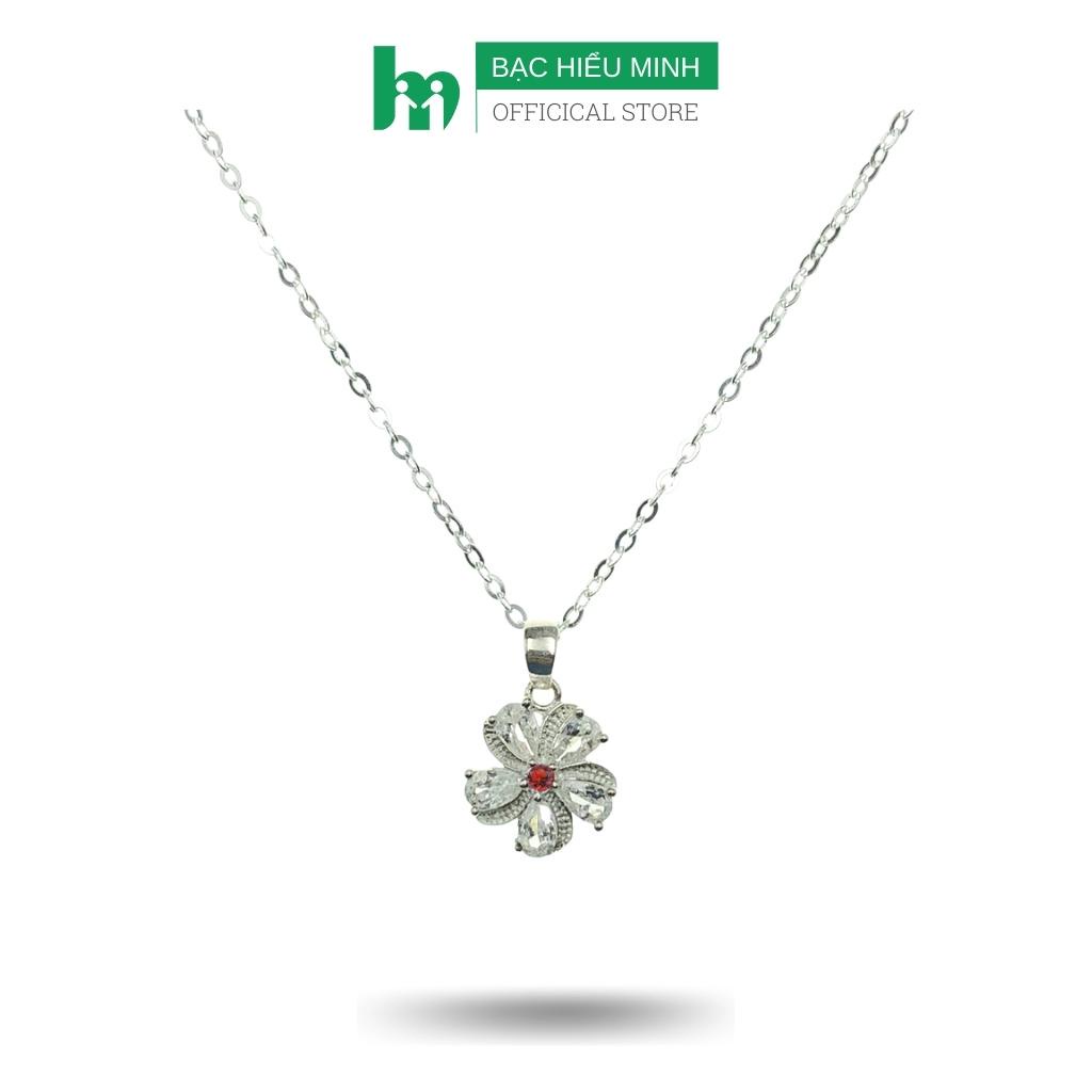 Dây Chuyền Nữ Hoa Mai Đính Đá Bạc Hiểu Minh DMD425
