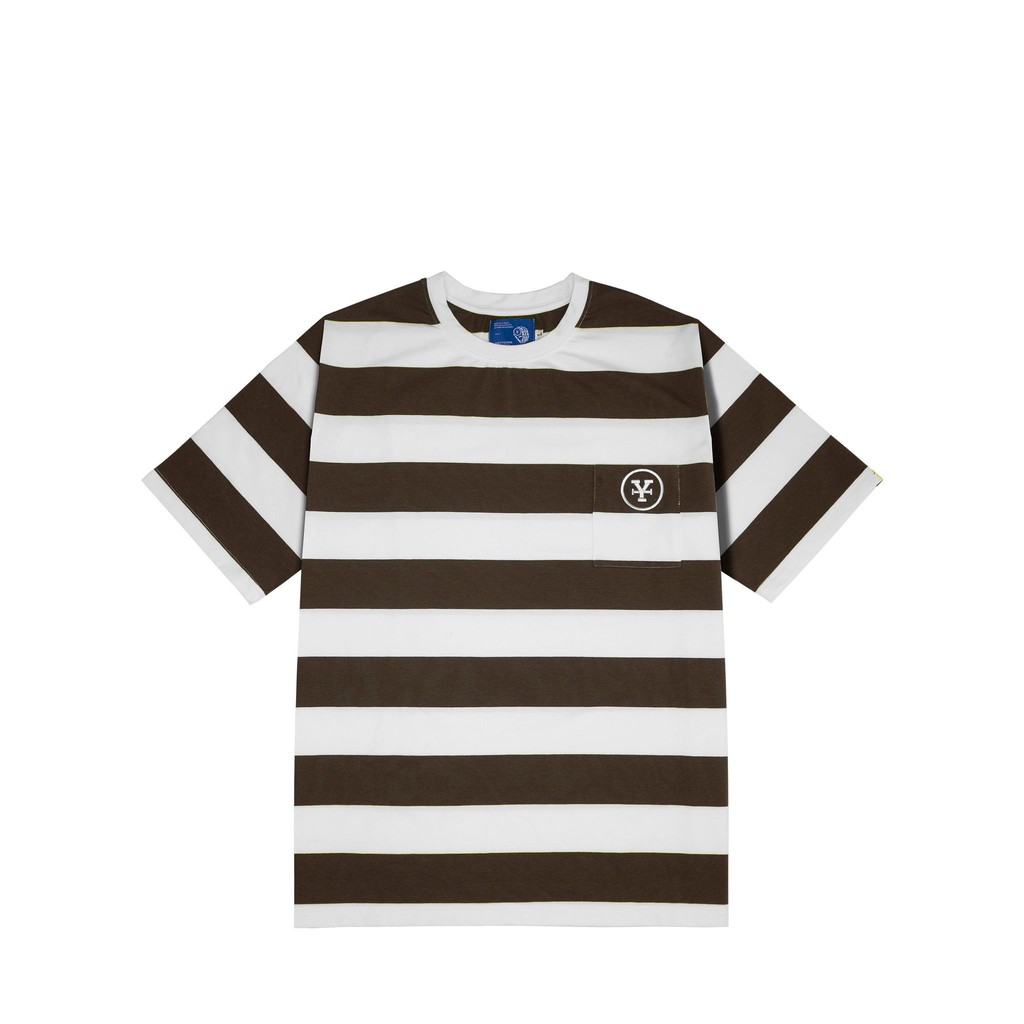 DirtyCoins Big Stripes T-shirt - Brown