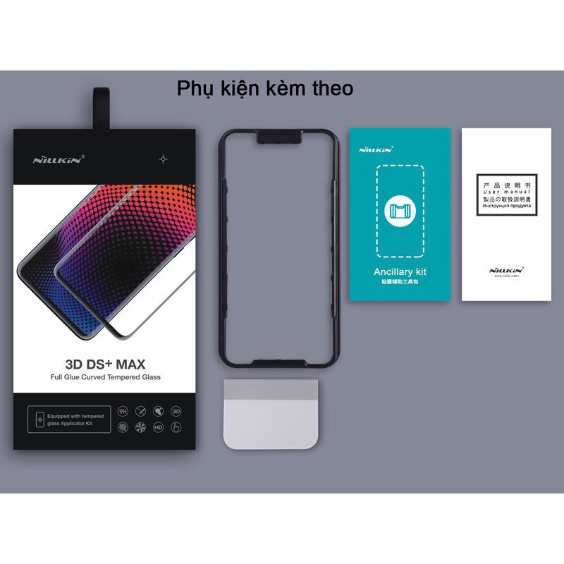 Kính cường lực Nillkin DS+ MAX full keo cho samsung Note8, Note9