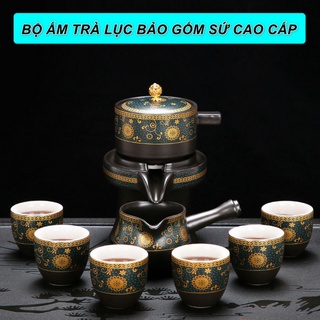 BỘ ẤM TRÀ CỐI XAY ĐÀI BẮC TAIPEI TEA MILL CAO CẤP - cao cấp