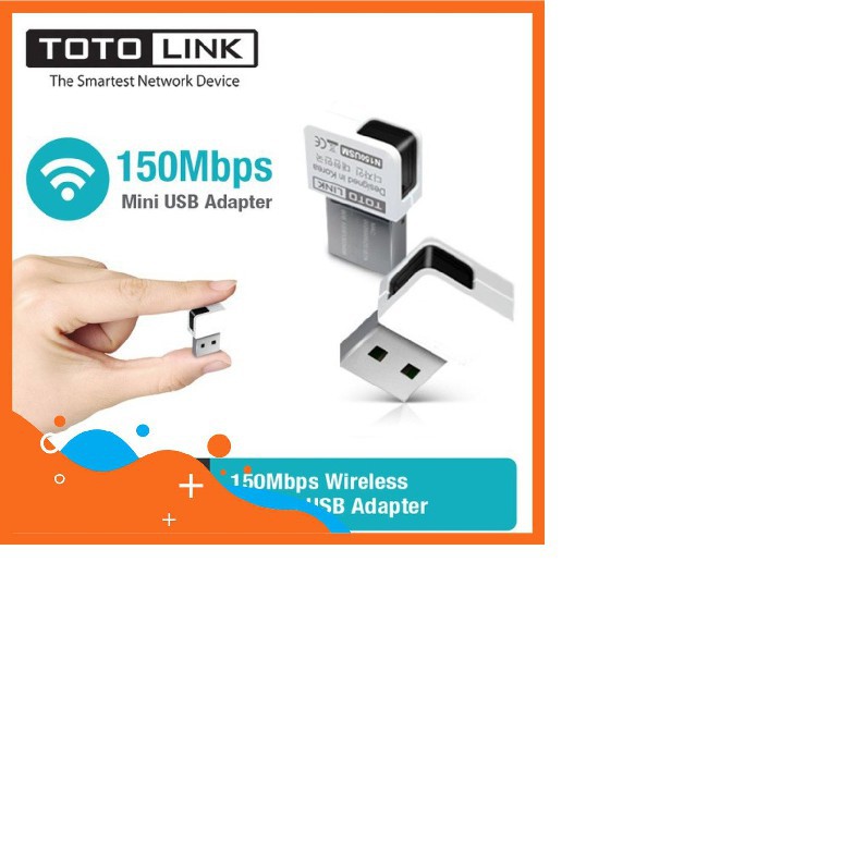 TotoLink N150USM - USB Wifi Chuẩn N Tốc Độ 150Mbps - Hàng Chính Hãng