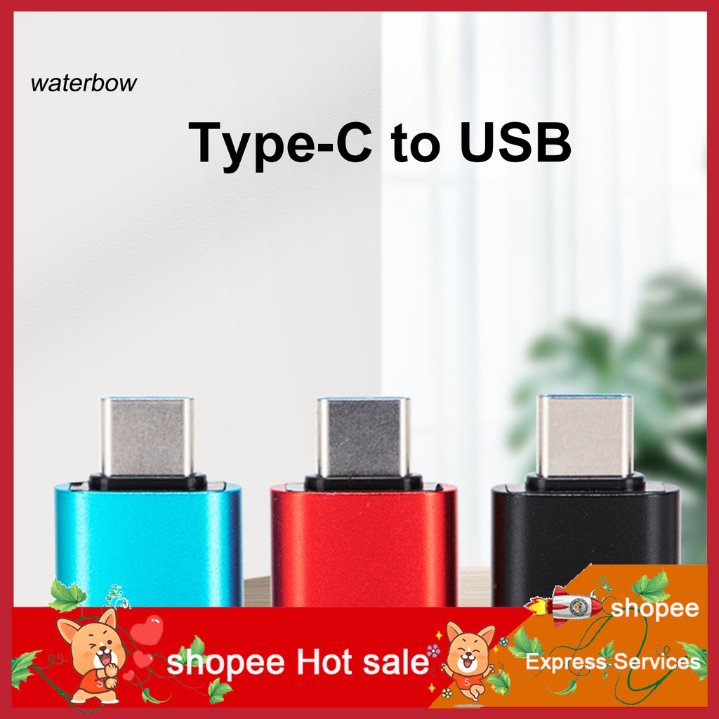 ww Charger Adapter Charging Data Transmission Mini Type-c to USB Female Converter for Mobile Phone