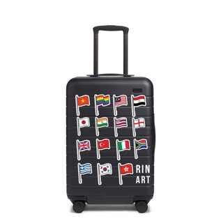 Set 50 sticker lá cờ nhiều nước version 2 dán trang trí