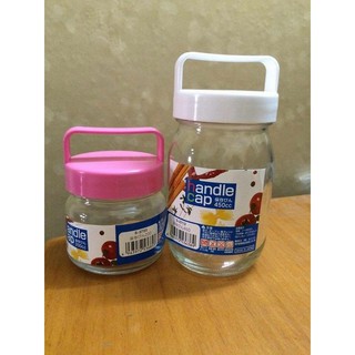 Lọ thủy tinh quai xách 200ml