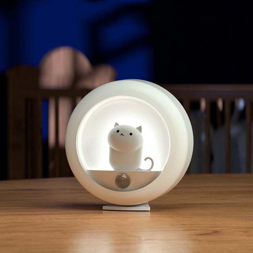 YIYU Đèn Ngủ LED Hình Hoạt Hình Dễ Thương Có Thể Sạc Lại Dành Cho Trẻ Em