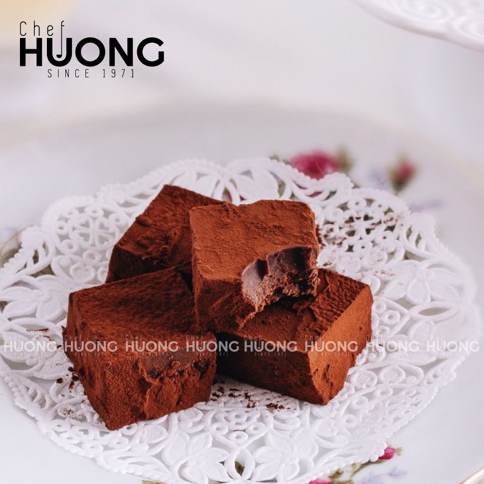 1 Viên Socola tươi Nama chocolate Chef Huong vị Cacao