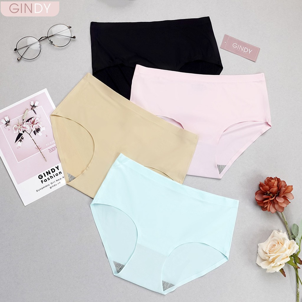 Quần lót nữ GINDY không đường may cotton co dãn cực mềm mịn QL0221004 | BigBuy360 - bigbuy360.vn