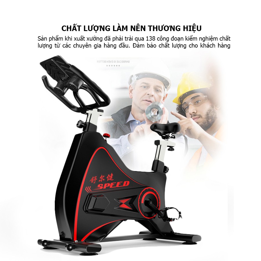 (XE ĐẠP TẬP GYM KẾT HỢP CHƠI GAME) Xe Đạp Tập FITNESS JOBUR SPINBIKE GH - 806-Tặng kèm bình giữ nhiệt và tai nghe