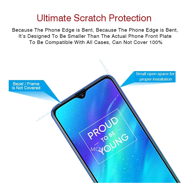 Kính cường lực bảo vệ màn hình điện thoại OPPO Realme C67 C51 C53 C55 C30s C30 C33 C35 C25Y C21y C20 C25 C25s C21 C17 C11 C15 C12 11 10 9i 7 6 5 Pro 8 8i 7i 5i 5s