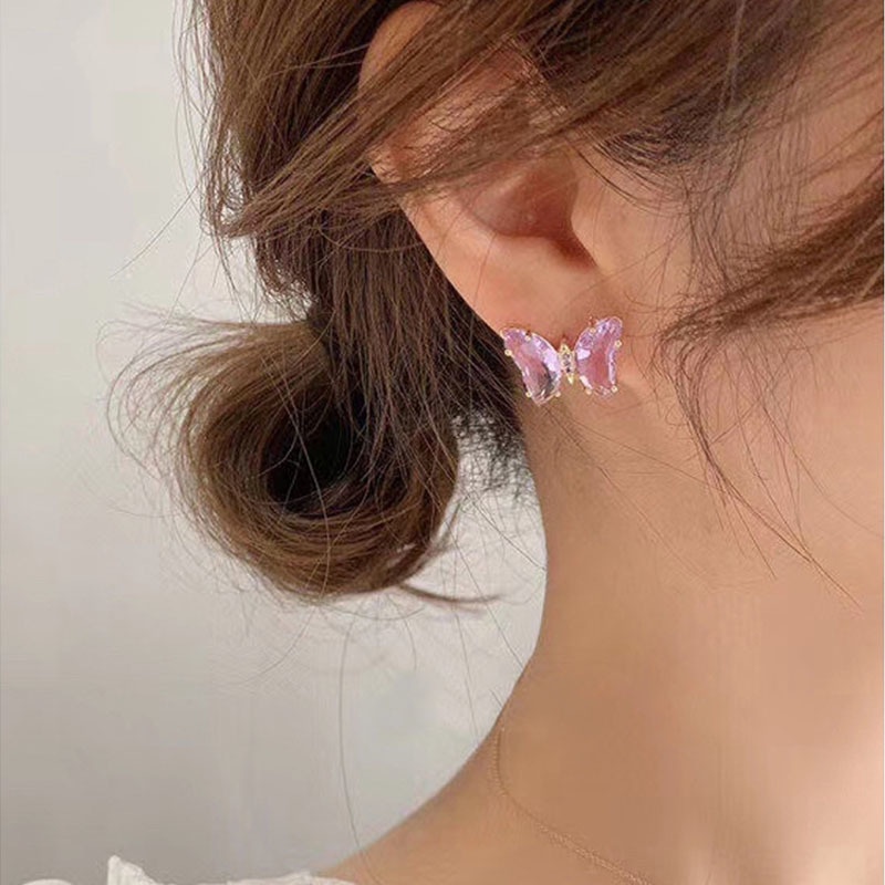 Khuyên tai mạ bạc 925 kiểu dáng xinh xắn có thể điều chỉnh kích cỡ