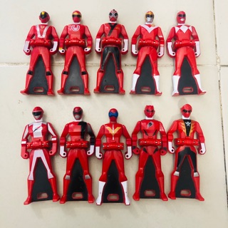 Bộ 10 key Gokaiger ranger Đỏ Dx bất kỳ khác nhau