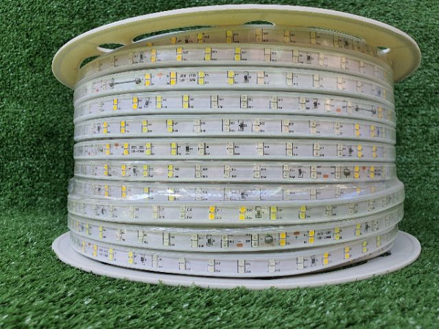 Led cuộn 2835 2 hàng bóng đủ màu 100m CÓ KÈM DÂY CHỈNH