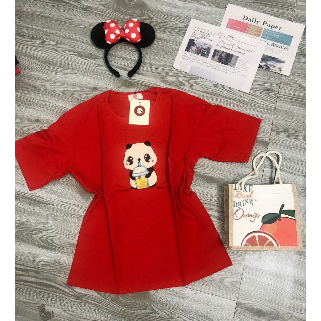 ÁO THUN NỮ TAY NGẮN FORM RỘNG MÙA HÈ HOT NHẤT 2021 | BigBuy360 - bigbuy360.vn