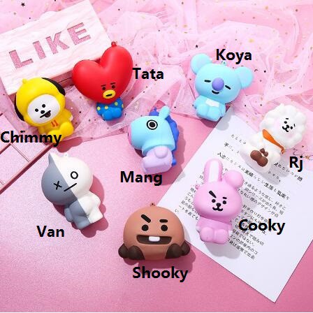 bangtan 21（Bt21） Jumbo Squishy Slow Rising Penghilang Stress Model Pesta