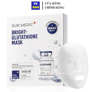 Hộp 10 Mặt Nạ Trắng Da Sur.Medic Bright Glutathione Mask 30gx10