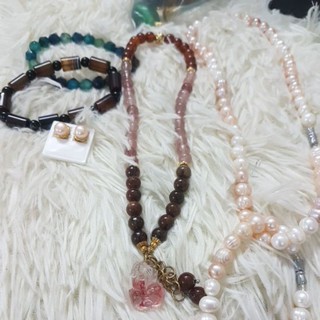 combo vòng tay và cổ trai(sake