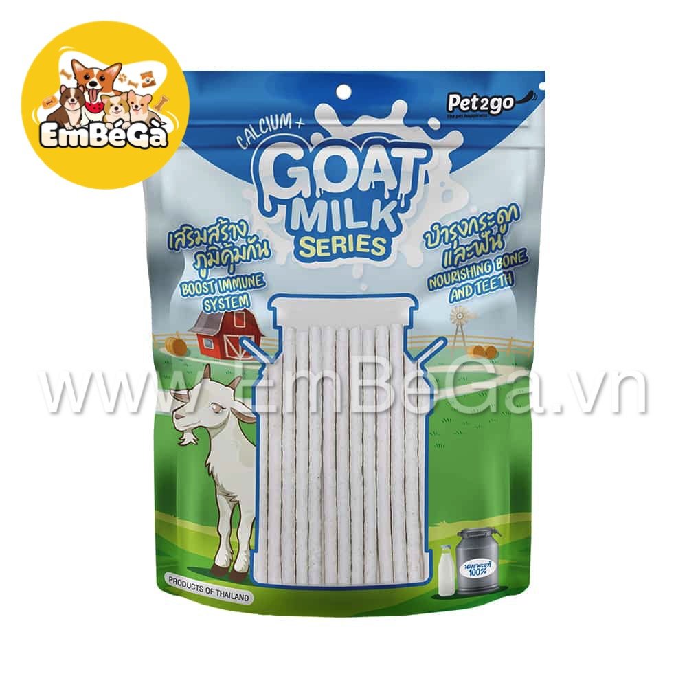 [GOAT MILK ]KẸO SỮA DÊ THÁI LAN 100% NGUYÊN CHẤT BỔ SUNG DINH DƯỠNG CHO CHÓ