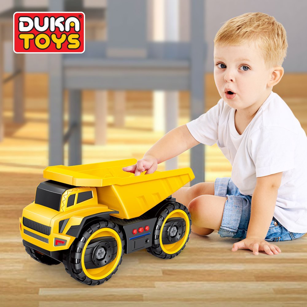 Đồ Chơi Xe Ben Công Trình Tự Tháo Lắp -Duka (Mã.839618 )