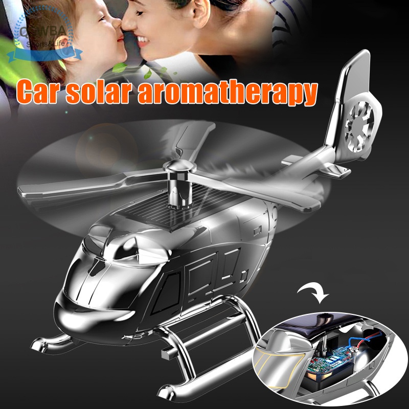 Đồ chơi máy bay trực thăng sử dụng năng lượng mặt trời trang trí nhà cửa/văn phòng/xe hơi