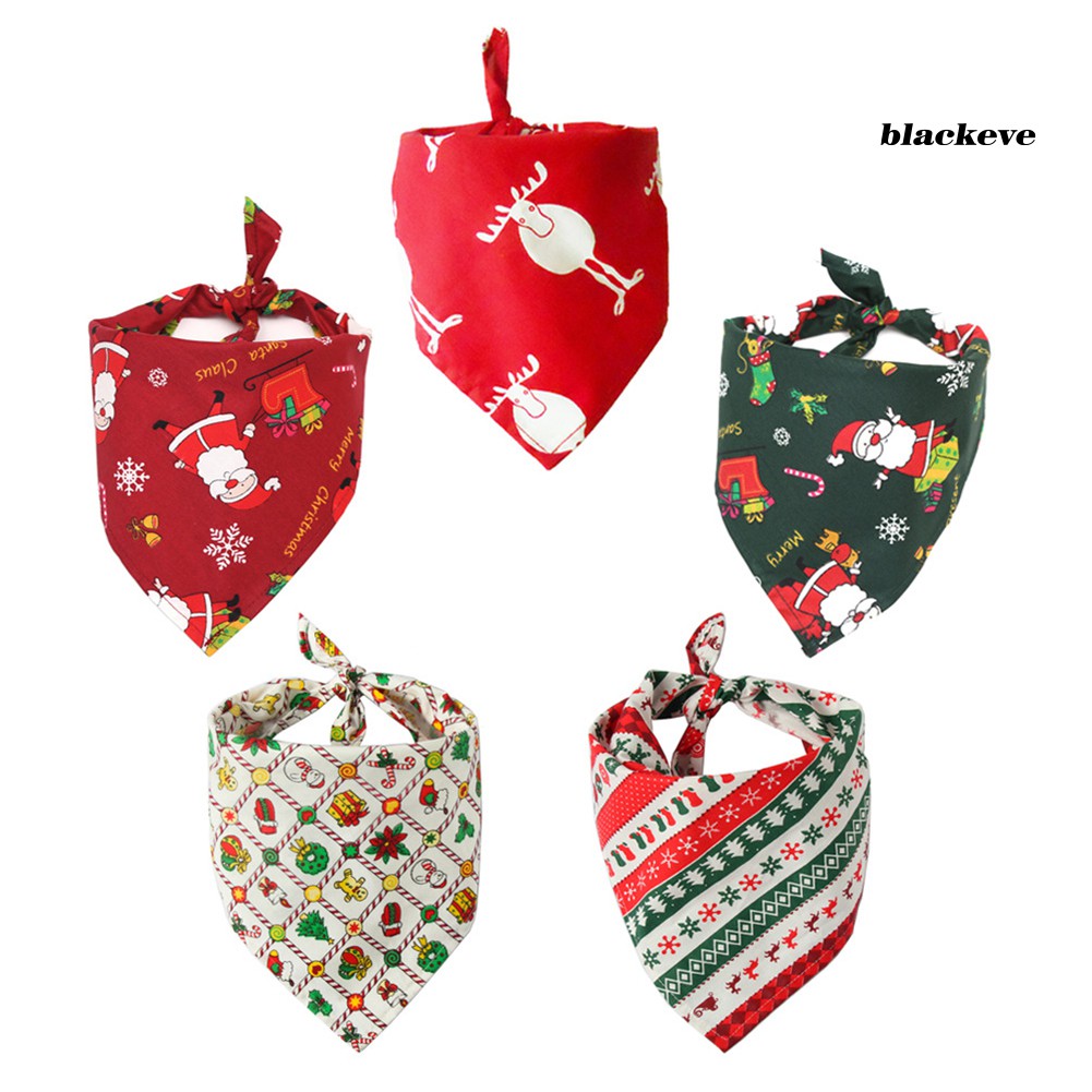 Khăn quàng cổ cho chó in họa tiết giáng sinh dễ thương