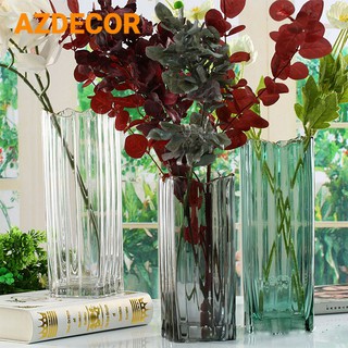 Mua Lọ Hoa Thủy Tinh Blossom Sơn Vàng Kẻ Sọc - Phong Cách Bắc Âu