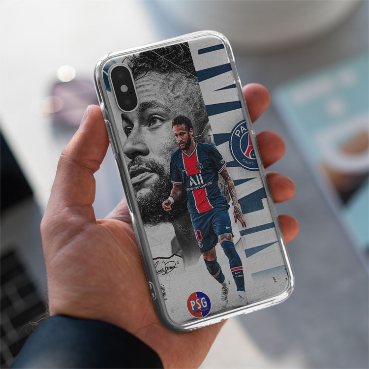 Ốp Lưng cậu thủ Neymar ốp điện thoại neymar ở paris cực đẹp dành cho Iphone 5 đến 12 Promax BAR20210017