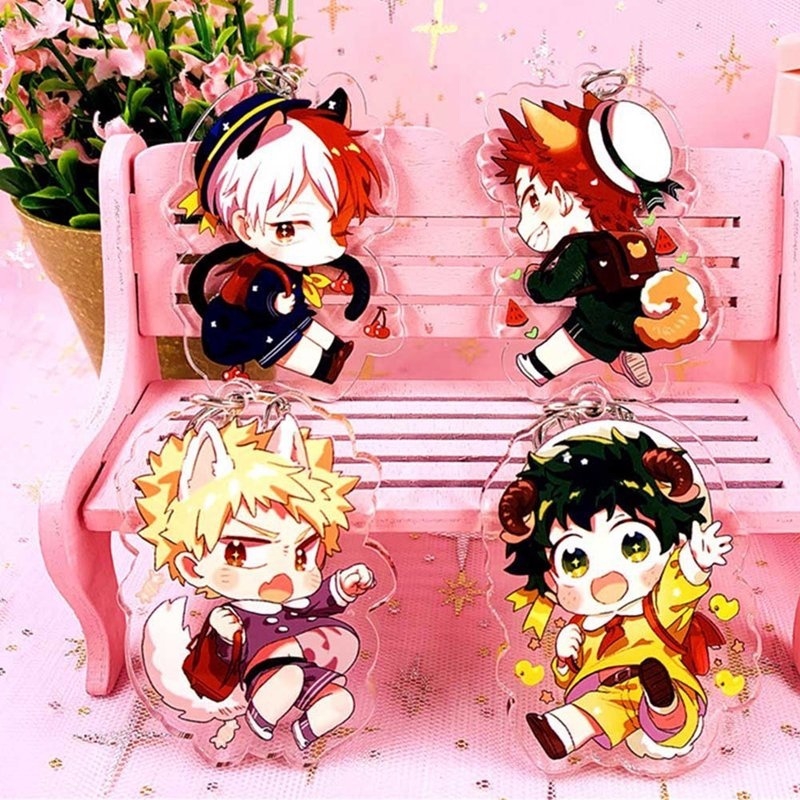 Móc Khóa Hình Nhân Vật Anime Học Viện Anh Hùng