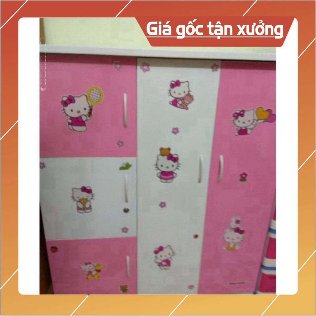 [Chỉ ship HN] Tủ quần áo nhựa đài Loan kích thước 125*105 cm , 2 cánh 3 ngăn mở _Ib Fs HN..