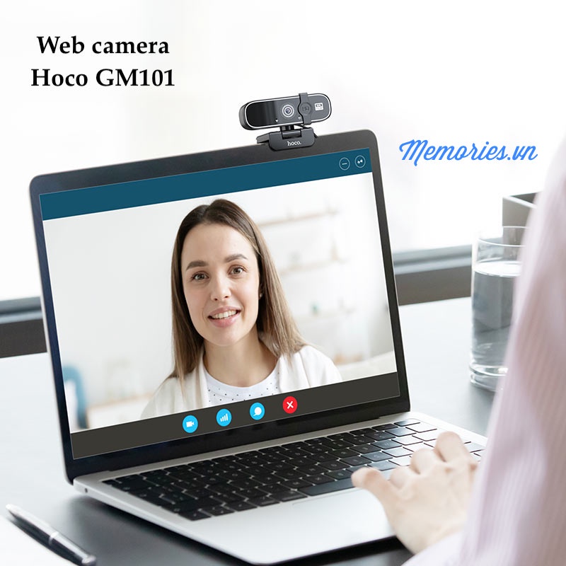 Webcam Hoco GM101 2K HD / Asus C3 Full HD / LOGITECH C310 / Rapoo C270L 1080P + Mic thu âm (Camera cực nét PC, Laptop)