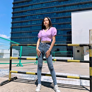 [Mã FATHANG5 giảm 10K đơn 50K] ÁO ALICE TÍM BY NATTHY STYLE