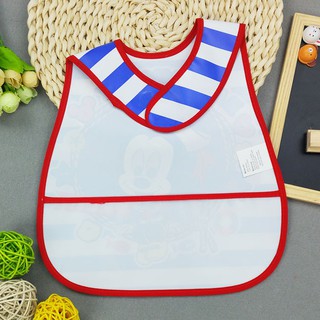 Yếm Máng Ăn Dặm Nilon Cho Bé