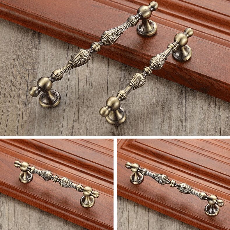 Tay Nắm Ngăn Kéo Tủ Màu Vàng Kim Tiện Dụng Cho Nhà Bếp