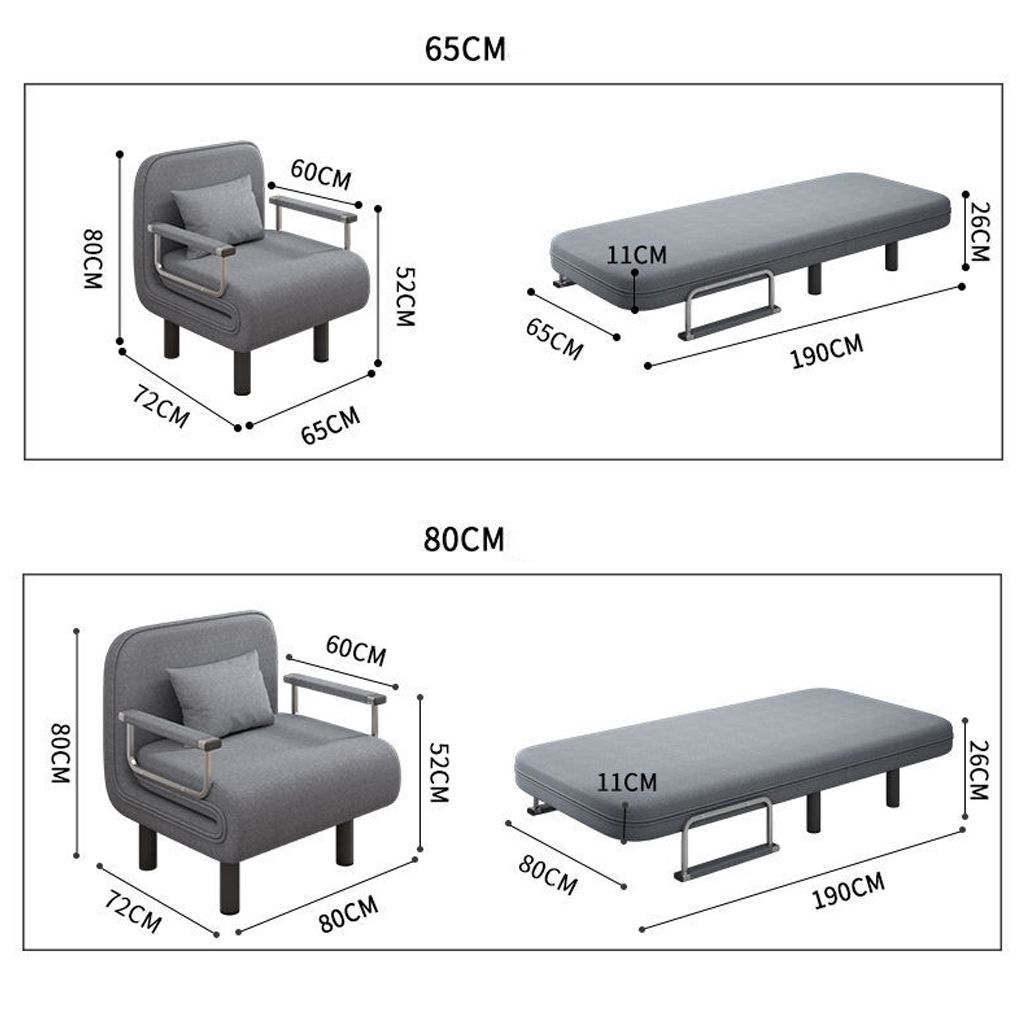 Sofa giường đa năng gấp gọn thông minh.Ghế sofa giường thông minh đa năng gấp gọn tặng kèm gối | BigBuy360 - bigbuy360.vn