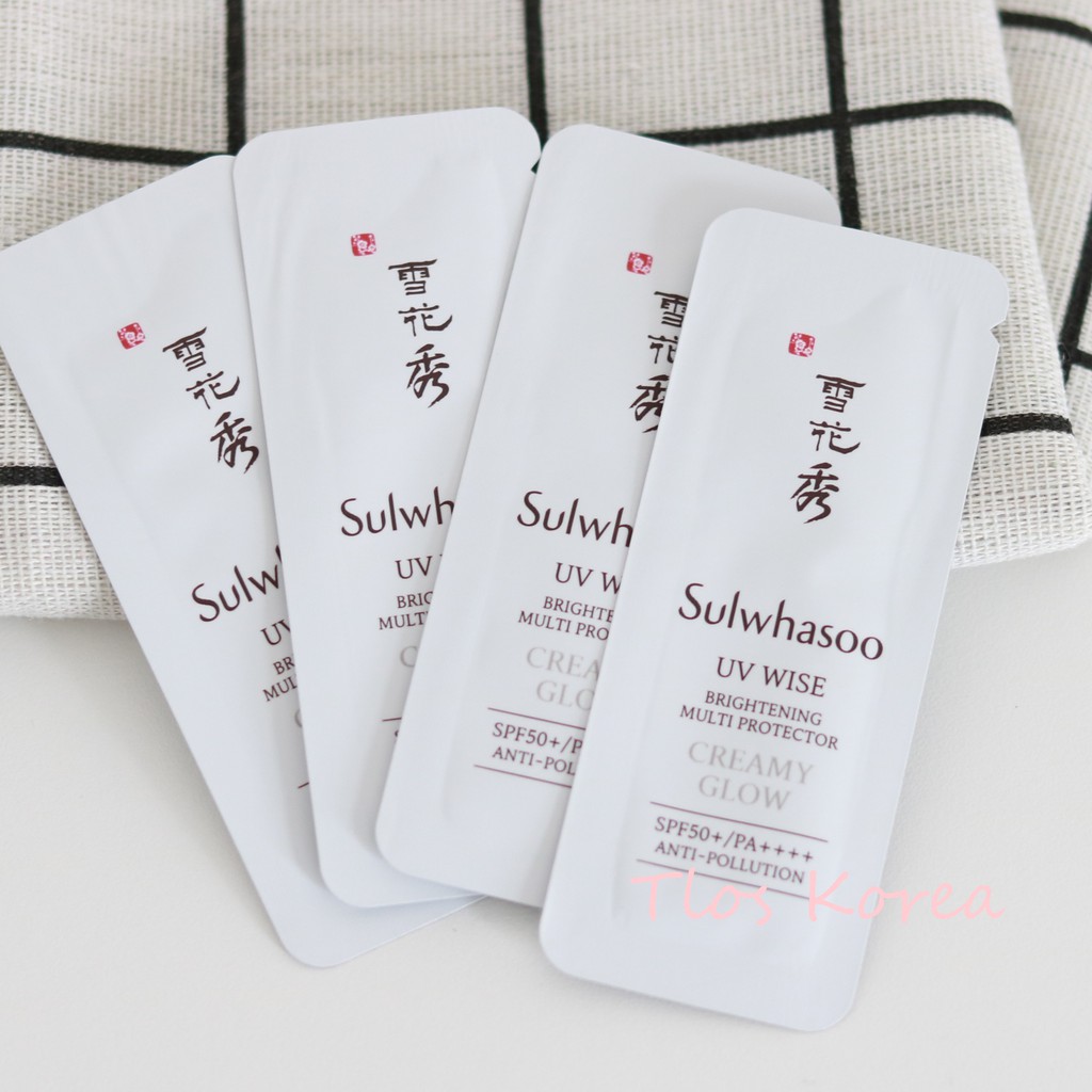 [Mẫu mới] Sample Kem chống nắng làm sáng da Sulwhasoo Snowise Brightening UV Protector SPF50+/PA++++ 1ml