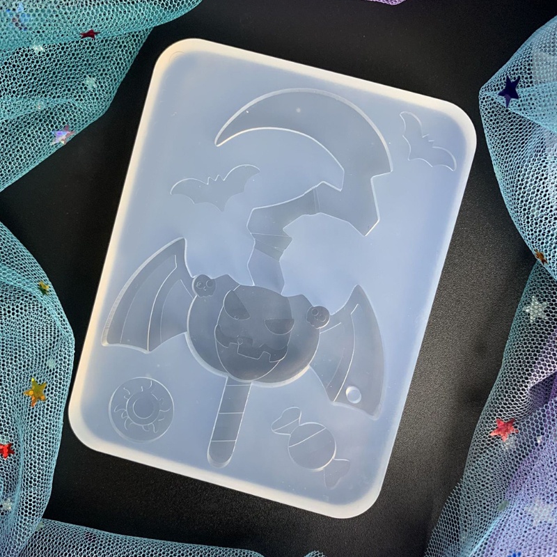 Khuôn Làm Bí Ngô Halloween Trang Trí Thủ Công