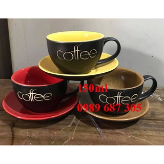 Bộ ly cốc cafe gốm 150ml