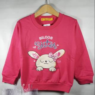 Áo Sweater Màu Hồng Xinh Xắn Cho Bé Gái