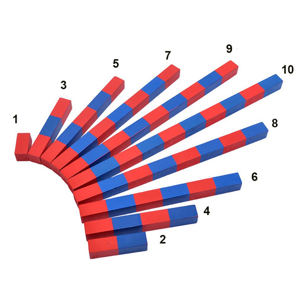 Gậy số loại nhỏ Montessori (Mini Numerical Rods)