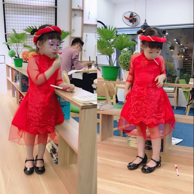 Áo dài cho bé gái