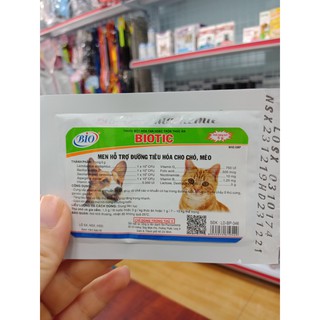 BIOTIC- Men tiêu hoá dành cho Chó Mèo gói 5g