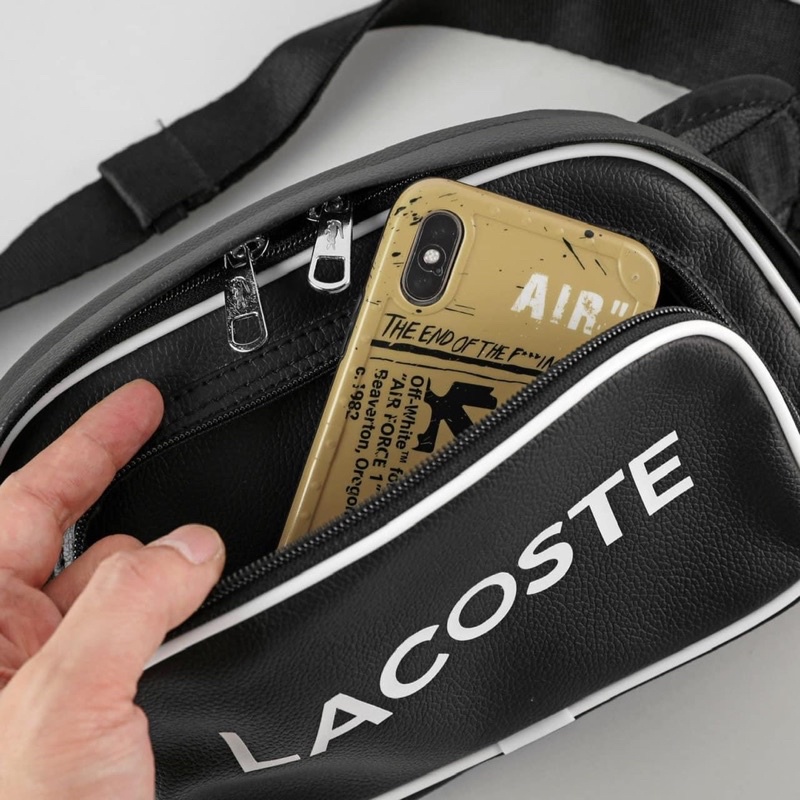 Túi bao tử Lacoste Leather
