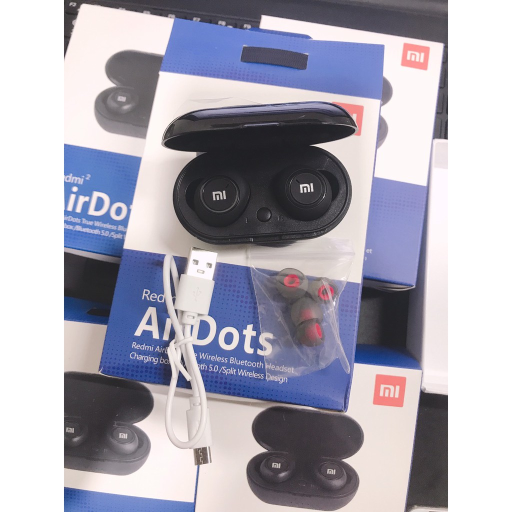 [ FREESHIP TOÀN QUỐC] Tai Nghe Bluetooth 5.0 AirDots Redmi 2, chất âm ấm, Bass-treble rõ ràng, cách âm tốt