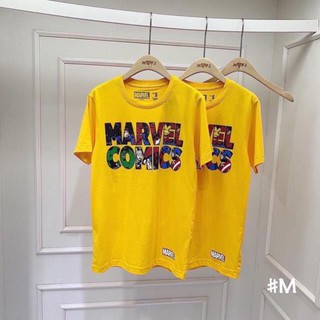 Áo phông vàng chữ MARVEL siêu hot hàng Quảng Châu Hit Hot
