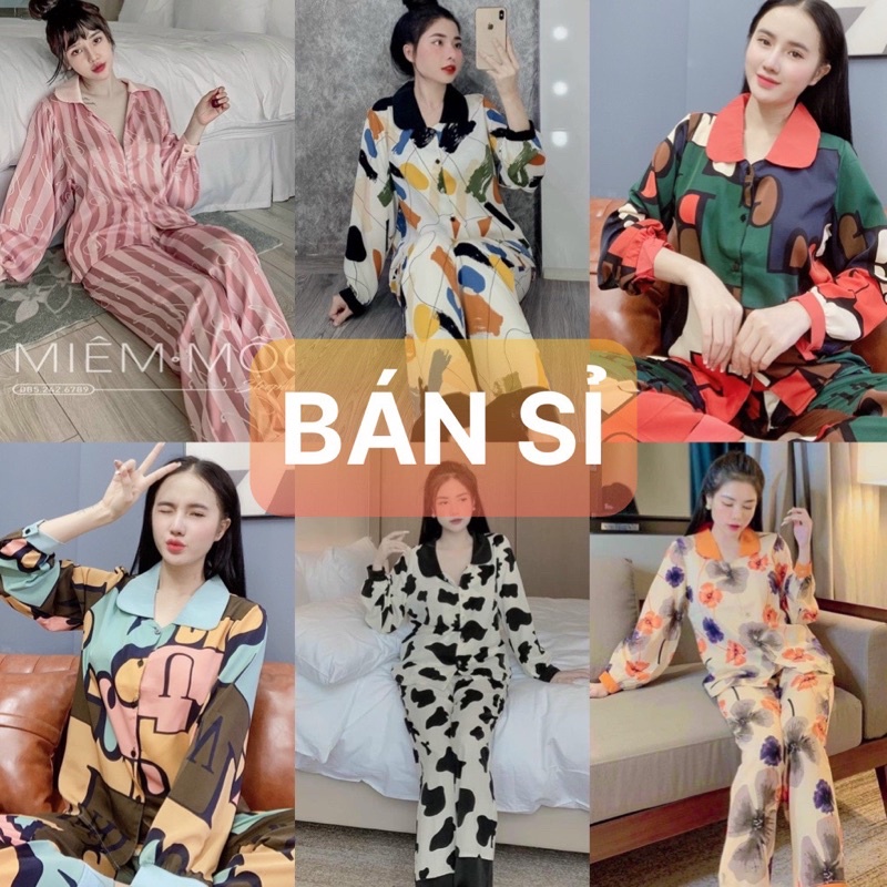 BỘ LỤA MANGO CỔ SEN BÁNH BÈO