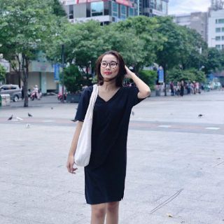 Đầm thun dây chéo lưng #155k