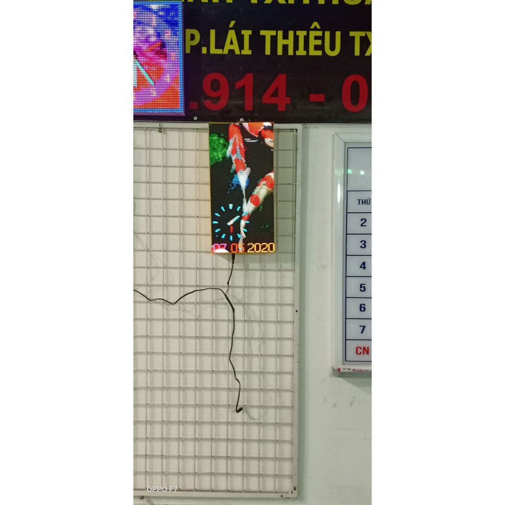 ĐỒNG HỒ LED MAGIC CLOCK P3 192*384 P2.5 160X320mm