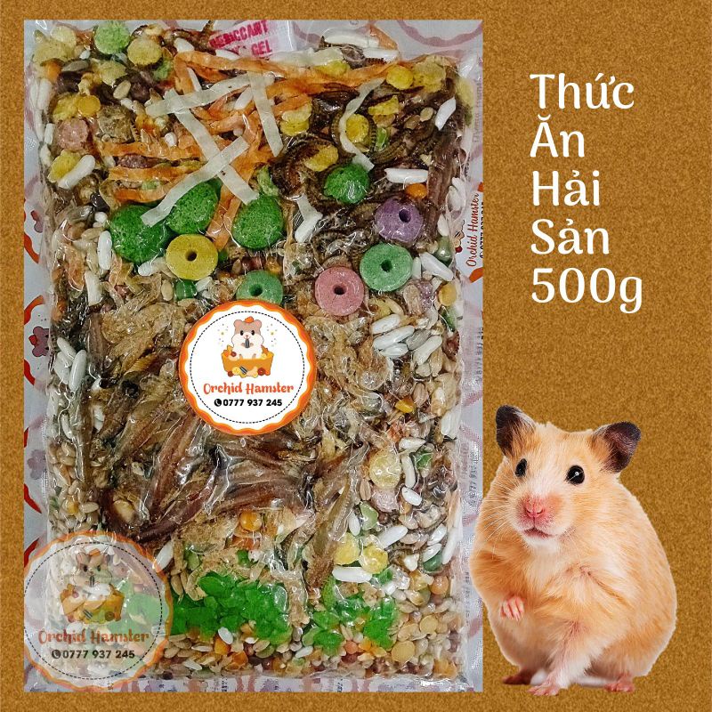 Thức Ăn Hamster Cao Cấp Vị Hải Sản 500g