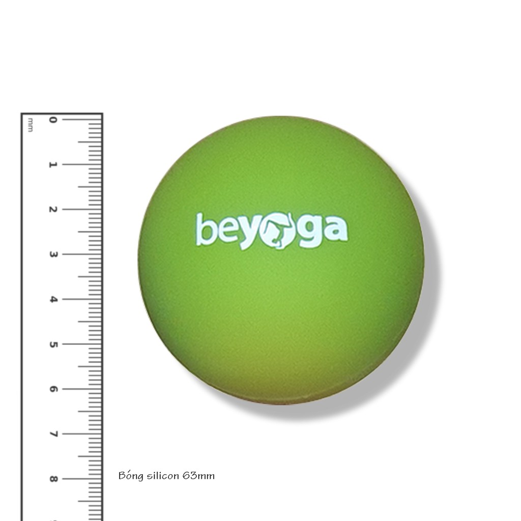 Bóng Mát Xa, Silicon Cao Cấp, Đặc, Đàn Hồi Tốt, Đường Kính 63mm, Hãng beYoga Đài Loan
