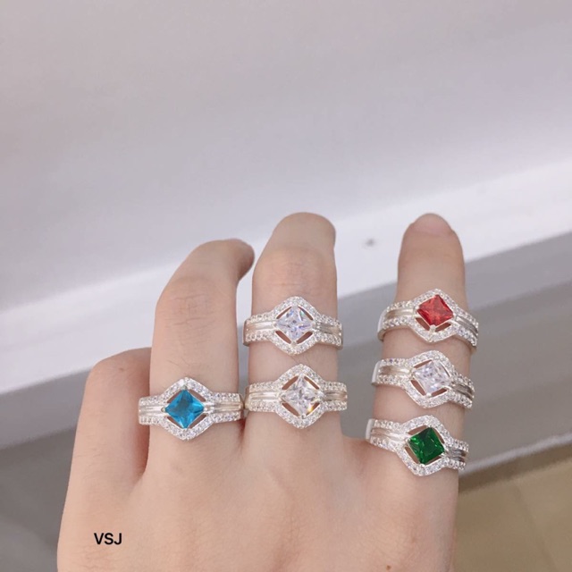 Nhẫn nưt bạc cao cấp