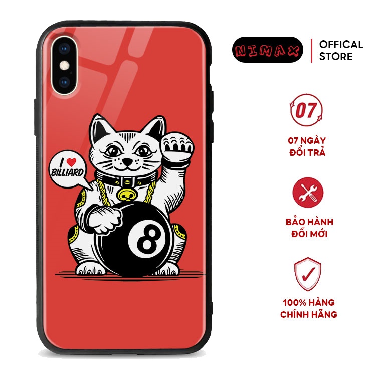 Ốp Chống Ố Iphon 7 In Hình Mèo Thần Tài NIMAX Phone 6 6Plus 6S 6S Plus 7 7Plus 8 8Plus X Xs Xs Max 11 Promax